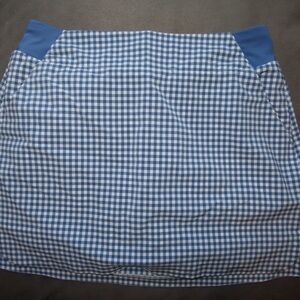 Walter Hagen Blue Checkered Pencil Skirt